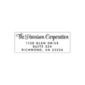 Business Script差出人住所 セルフインキングスタンプ (デザイン)