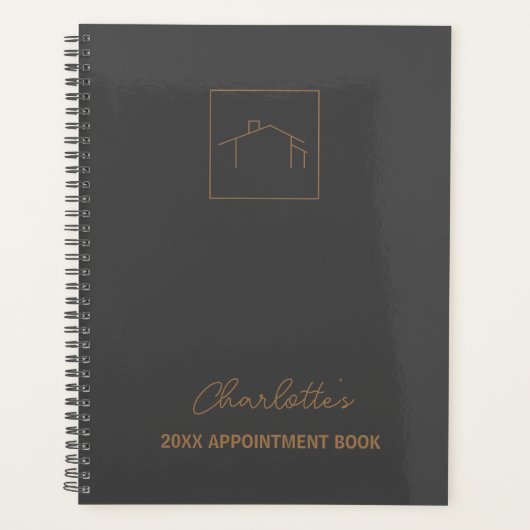 Business Script Houseロゴアポイントメント帳 プランナー手帳 (正面)