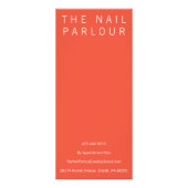 Business Shop Menu価格表カードラックカード ラックカード (裏面)