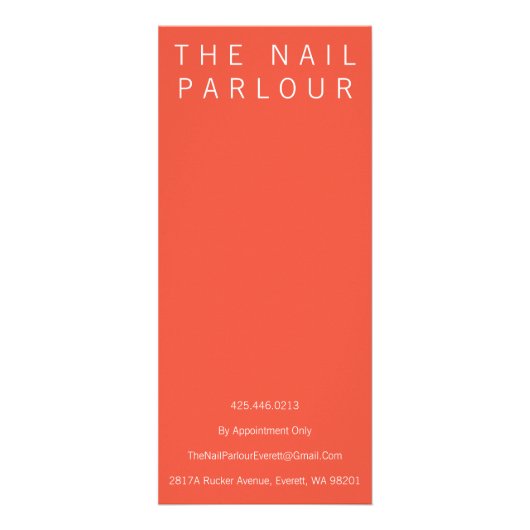 Business Shop Menu価格表カードラックカード ラックカード (裏面)