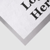 Business SilverとWhite エレガント Your Logo 薄葉紙 (詳細)