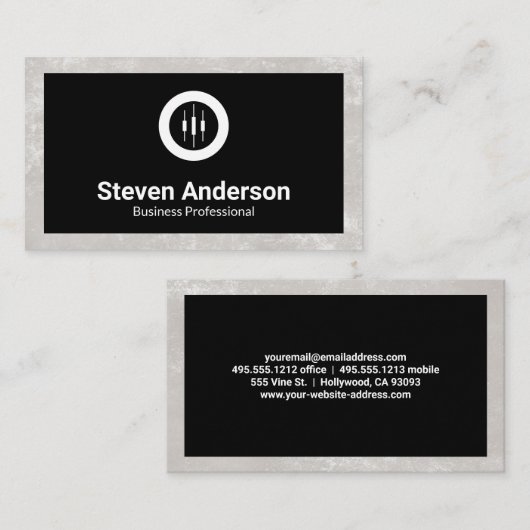 Business Stockロゴ 名刺 (正面/裏面)