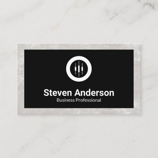 Business Stockロゴ 名刺 (正面)