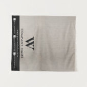 Business Table Runner Banner Linen Social Media タペストリー (正面(横))