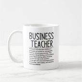 Business teacher コーヒーマグカップ (左)