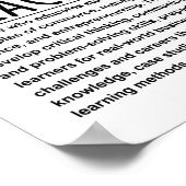 Business teacher ポスター (角)