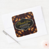 Business Thank Youろうけつ染め火シール スクエアシール (封筒)