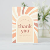 Business Thank You注文書レトロSun Arch 招待状 (スタンド正面)