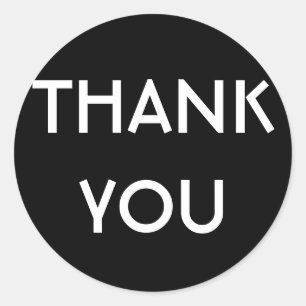 Business Thank You クラシックRound Sticker ラウンドシール