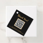 *~* Business Thank you Barcode QR Code Giftラベル フェイバータグ (インサイチュ)