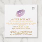 *~* Business Thank you Barcode QR Code Giftラベル フェイバータグ (裏面)