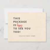 Business Thank You Card サンキューカード (裏面)