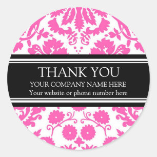Business Thank You Company カスタム Name Stickers ラウンドシール