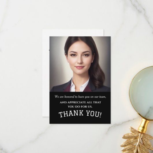 Business Thank You、Company Thank You サンキューカード (正面/裏面インサイチュ)