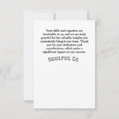 Business Thank You、Company Thank You サンキューカード (裏面)