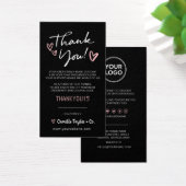 Business Thank You & Discountコードカード |モダン  (デスク)