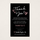 Business Thank You & Discountコードカード |モダン  (正面)