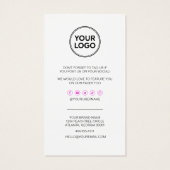 Business Thank You & Discountコードカード |モダン  (裏面)