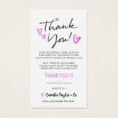 Business Thank You & Discountコードカード |モダン  (正面)