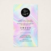 Business Thank You & Discount Code Holographic (裏面)