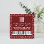 Business Thank You Flat Card – お客カスタム様… サンキューカード (スタンド正面)