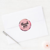 Business Thank You For Your Order Sticker ラウンドシール (封筒)