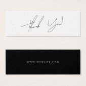 Business Thank You Labelつるラベル (正面&裏面)