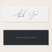 Business Thank You Labelつるラベル (正面&裏面)