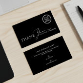 Business Thank You Modern Packaging Insert 名刺