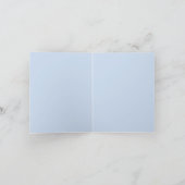 BUSINESS THANK YOU ON SIGN POST & BLUE SKY ABOVE サンキューカード (内部)