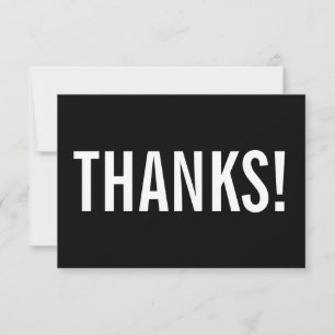 BUSINESS THANK YOU ORDER モダンミニマル INSERT サンキューカード