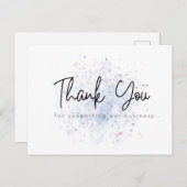 Business Thank You Postcard ポストカード (正面/裏面)