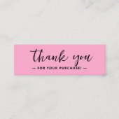 Business Thank You Social Mediaパッケージの挿入 コーリングカード (正面)