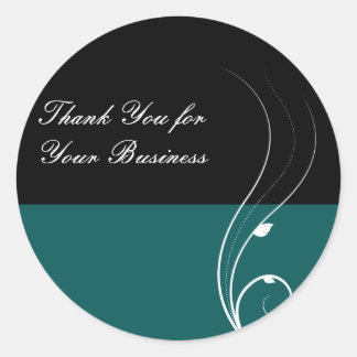 Business Thank You Stickers ラウンドシール