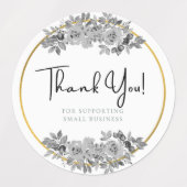 Business Thank you stickers ラベル (デザイン2)