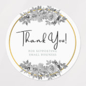 Business Thank you stickers ラベル (デザイン1)