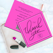 Business Thanks You Pink and エレガント Black