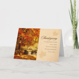Business Thanksgivingグリーティングカード シーズンカード
