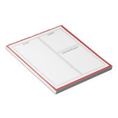 Business To Do Notepad for Daily & Projectプランナー ノートパッド (アングル)