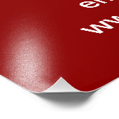 Business Valentine Sale on Red Photo紙 フォトプリント (角)