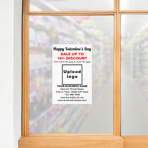 Business Valentine Sale on White Photo紙 フォトプリント