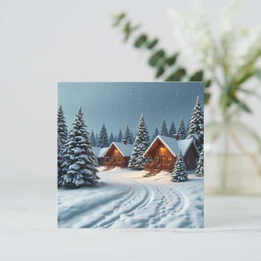 Business Verseお客様の感謝ホリデーカード シーズンカード (スタンド正面)