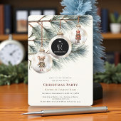 Business Watercolor Nutcracker Christmas Ornaments シーズンカード