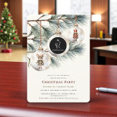 Business Watercolor Nutcracker Christmas Ornaments シーズンカード