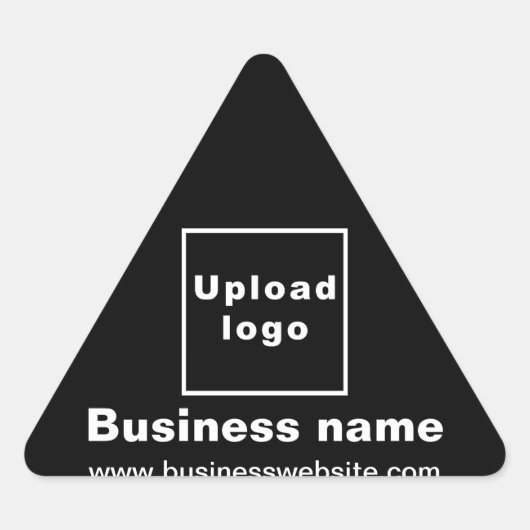 Business Webサイト(Black Triangle Sticker) 三角形シール (正面)