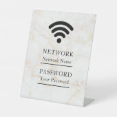  Business Wifi Morden Network 台座サイン (正面)