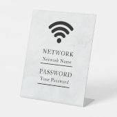 Business Wifi Morden Network 台座サイン (正面)