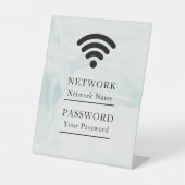  Business Wifi Morden Network 台座サイン (正面)