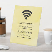  Business Wifi Morden Network 台座サイン (インサイチュ)