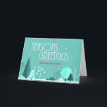 Business Winter企業の季節のごあいさつカード シーズンカード<br><div class="desc">Business 企業の Winterモダン季節のごあいさつカード自分で自分のクリック「It」ボタカスタマイズンを作り、メッセージを追加パーソナライズされたする。あなたのカードを郵送する方法スタイリッシュのための私たちの休日の郵便切手をチェック。</div>